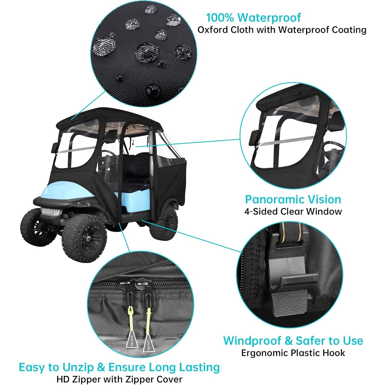 Enclosure 10L0L para Carro de Golf Club Car Precedent 4 Pasajeros