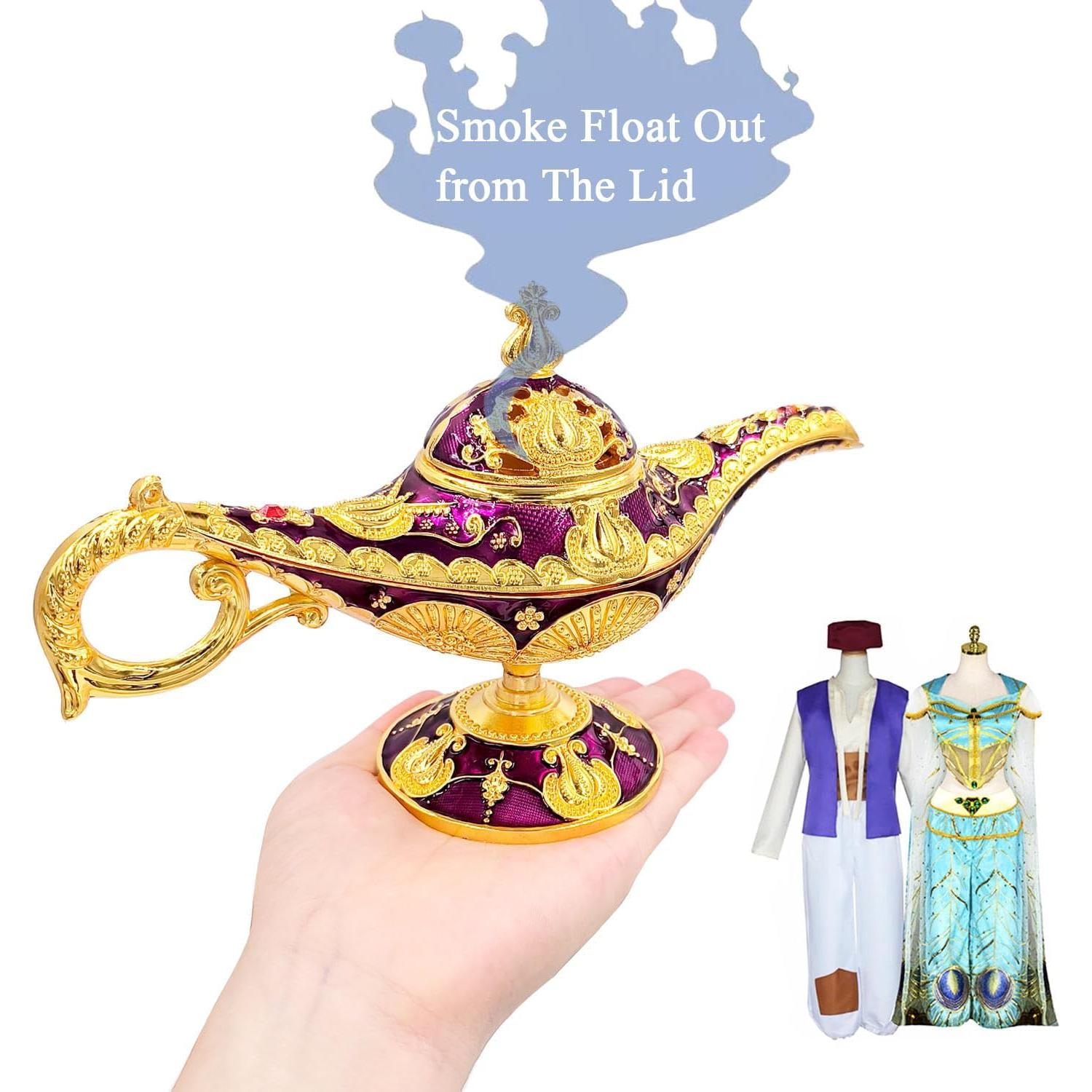 Lámpara de Aladino Vintage Aonfubu con Soporte de Incienso