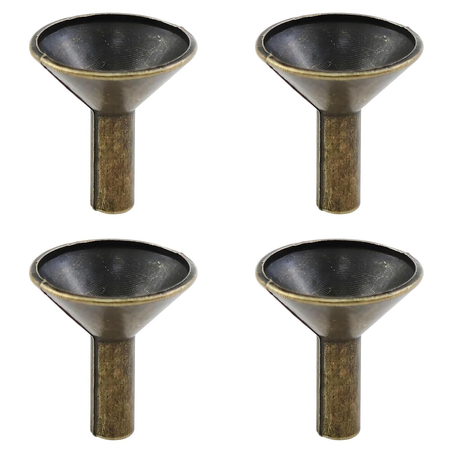 Protector de Base para Quemador de Incienso Zutisay 4 Piezas Metal Dorado