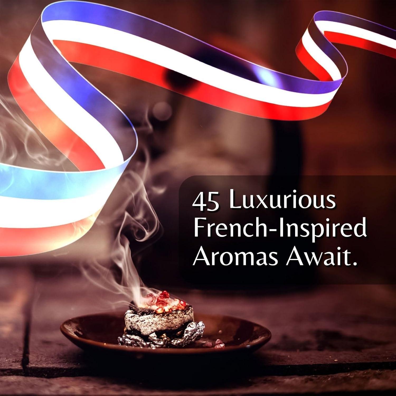 Kit de Incienso Árabe Bakhoor Maison d'Orient - Mini Quemador y 10 Muestras