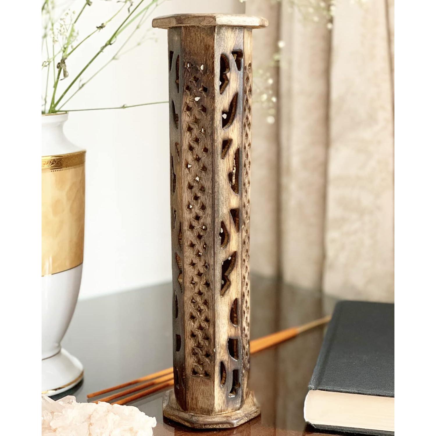 Soporte de Incienso de Madera Ecológica 30.48 cm Natural