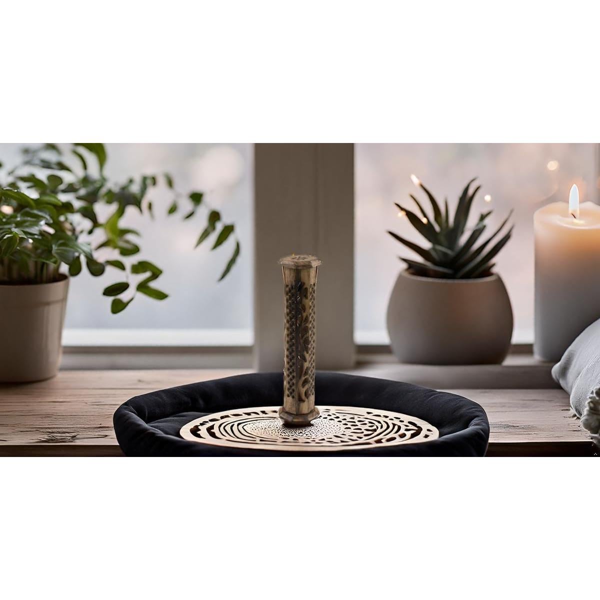 Soporte de Incienso de Madera Ecológica 30.48 cm Natural