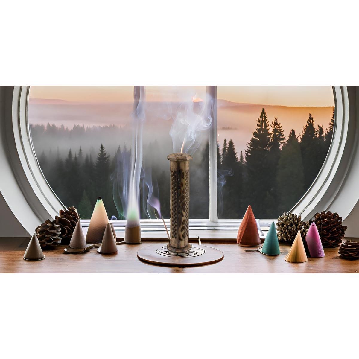 Soporte de Incienso de Madera Ecológica 30.48 cm Natural