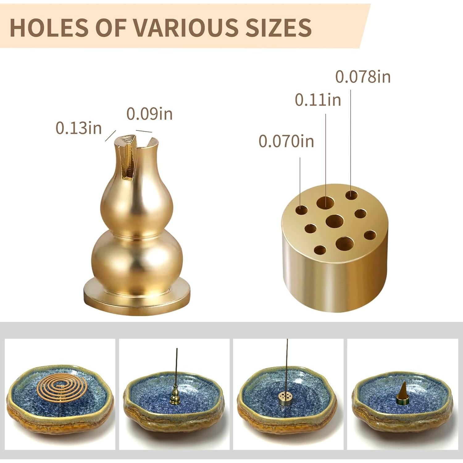 Quemador de Incienso Cerámica Hecho a Mano X&Y Life 13 cm