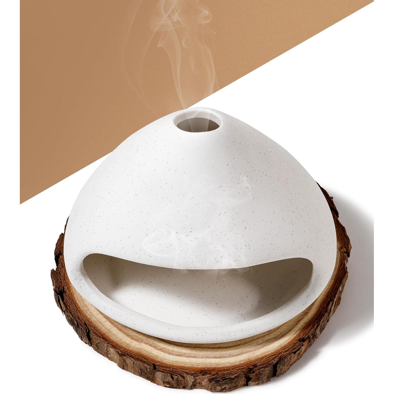 Quemador de Incienso de Cerámica NYEONHRT Blanco 0.64 kg