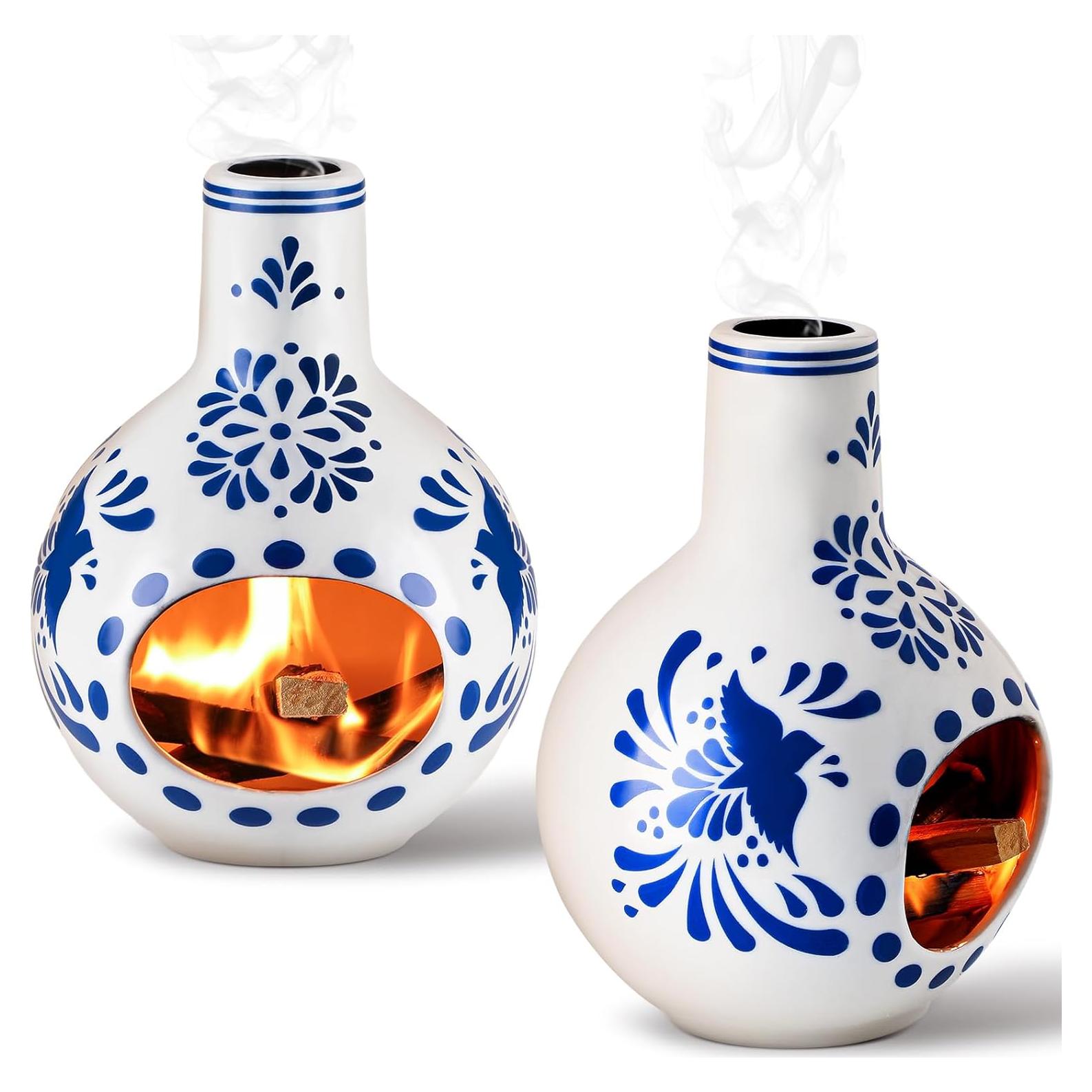 Soporte para Palo Santo Cerámica Hecho a Mano Acellegic 2 Pcs