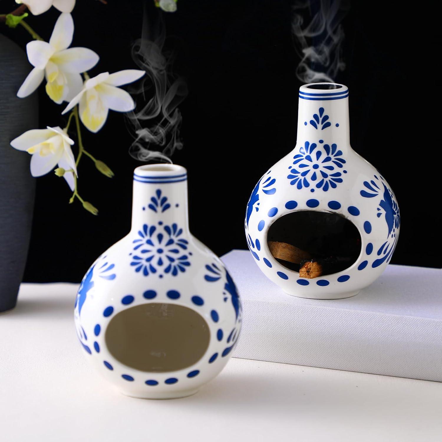 Soporte para Palo Santo Cerámica Hecho a Mano Acellegic 2 Pcs