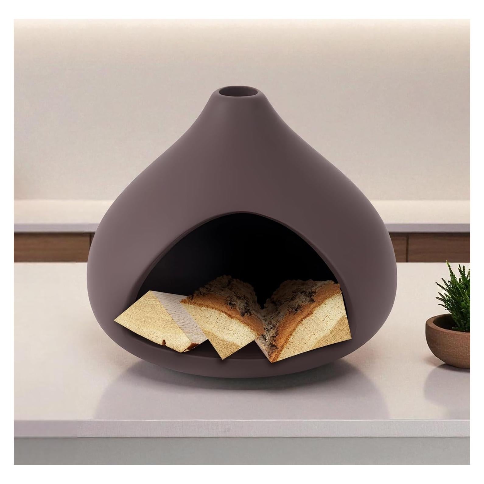 Soporte de Incienso Cerámico Jieting Mini Chimenea 14.5cm