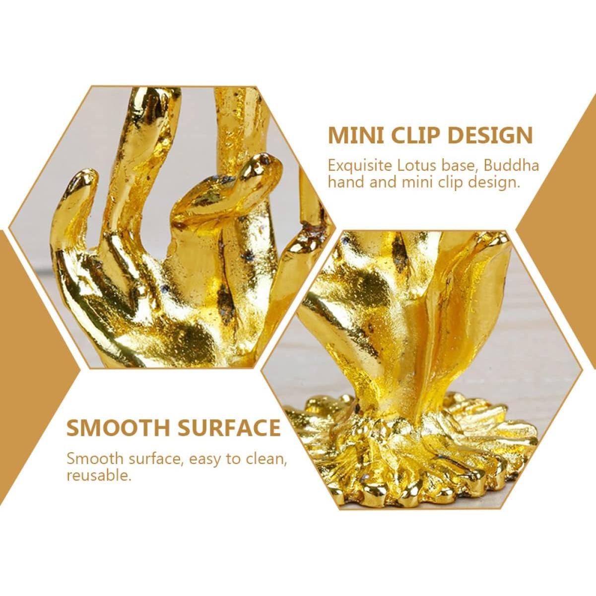 Soporte de Incienso Buda Healifty - Mini Metal 3x4cm