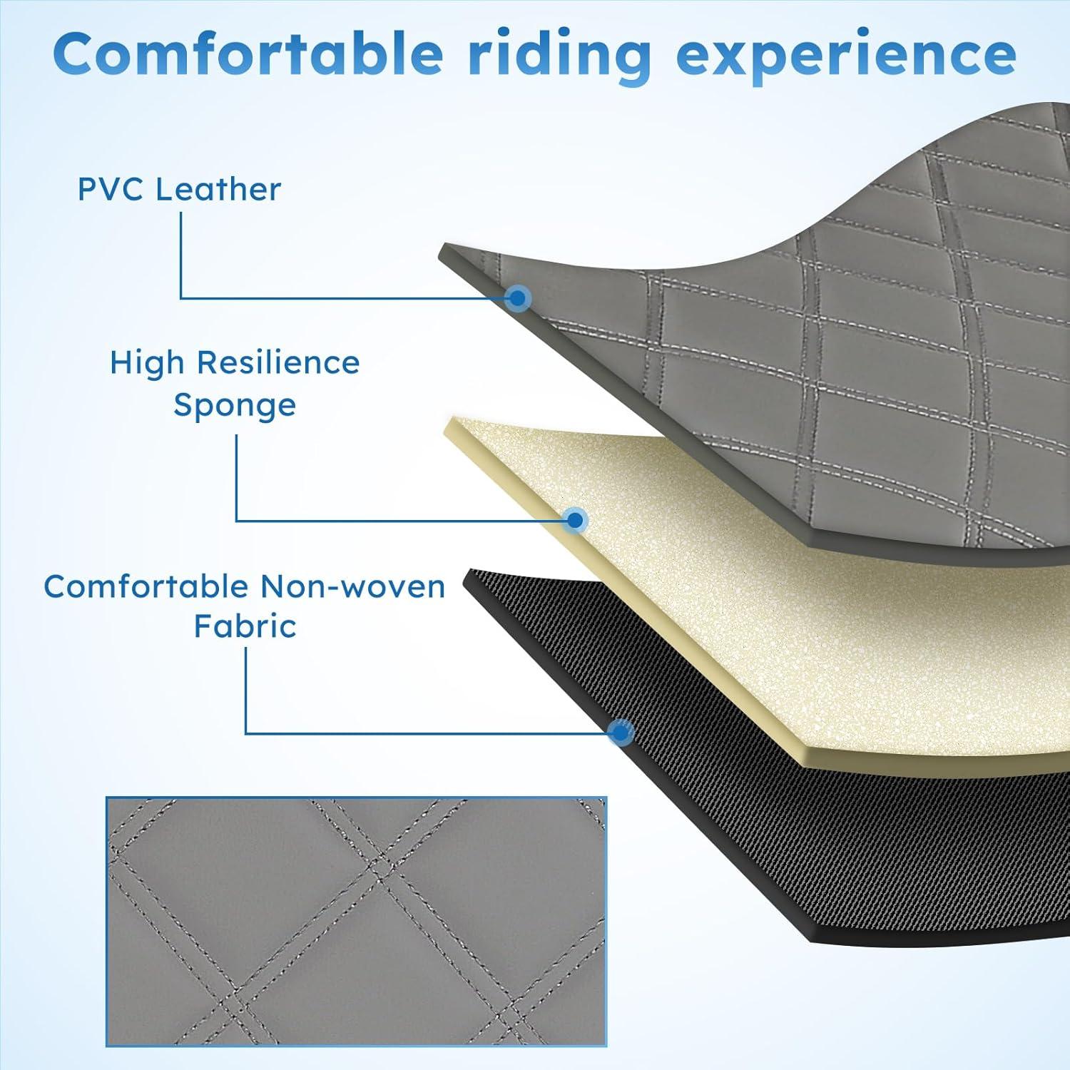 Cubiertas de Asiento Frontal Yamaha G22 G19 G16 G9 G2 - Gris Oscuro