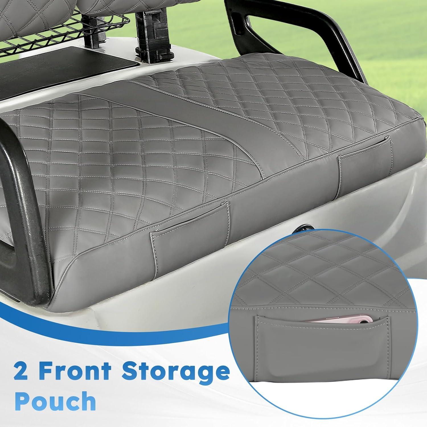 Cubiertas de Asiento Frontal Yamaha G22 G19 G16 G9 G2 - Gris Oscuro