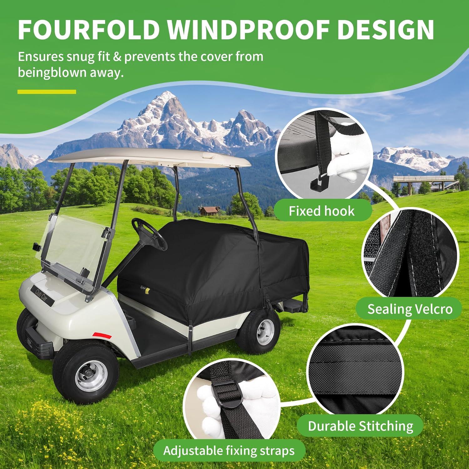 Funda de Asiento para Carro de Golf 10L0L 4 Pasajeros Impermeable