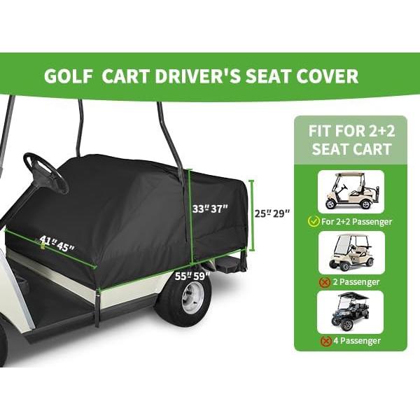 Funda de Asiento para Carro de Golf 10L0L 4 Pasajeros Impermeable