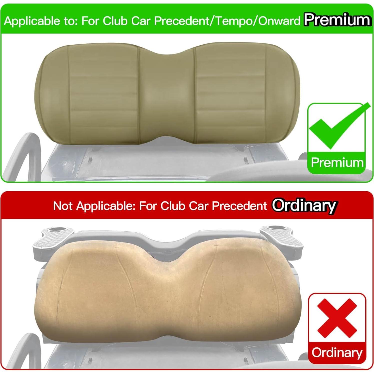 Fundas de Asiento de Vinilo NOKINS para Carro de Golf Club Car