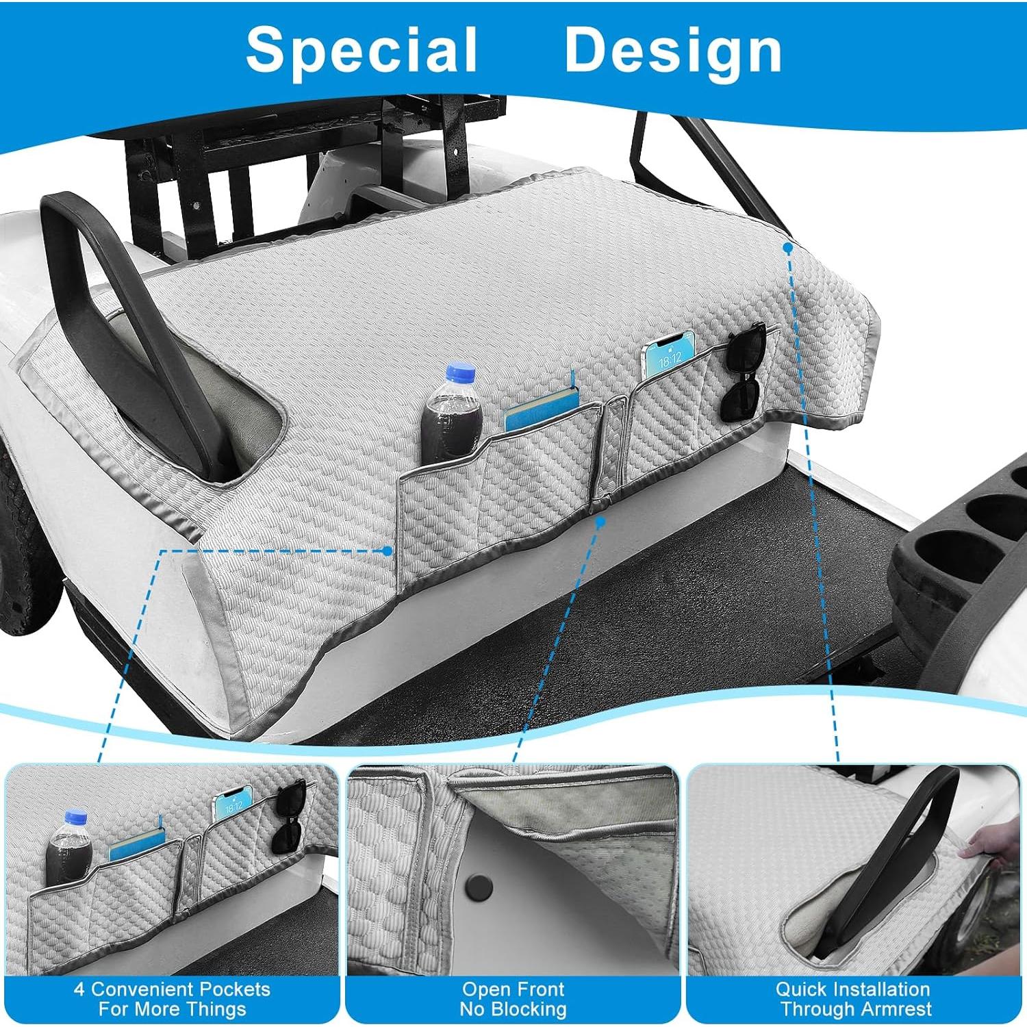 Manta para Asiento de Carrito de Golf RIZINKART Universal 127.5x75.4cm