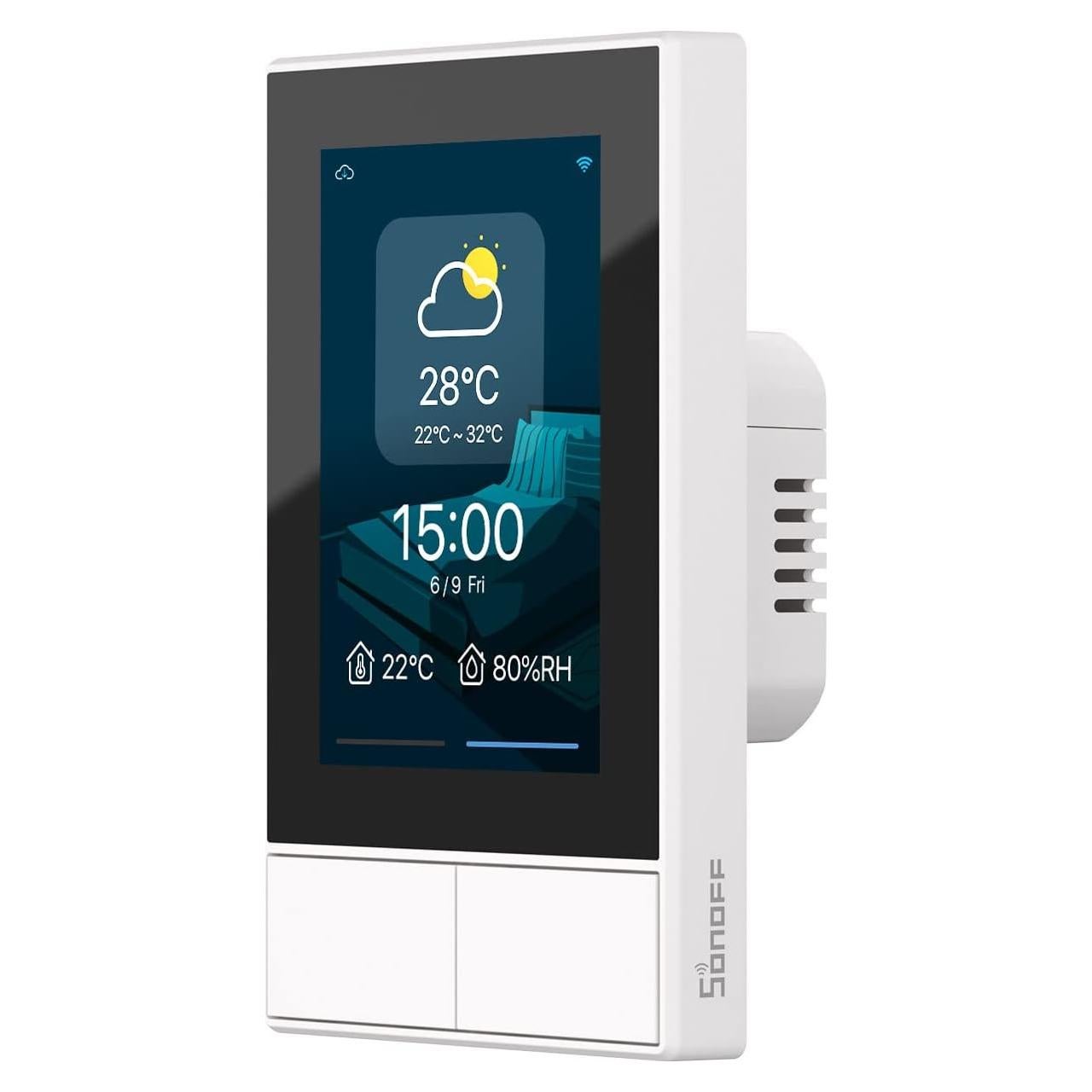 Interruptor Inteligente SONOFF NSPanel, Control Táctil, Blanco