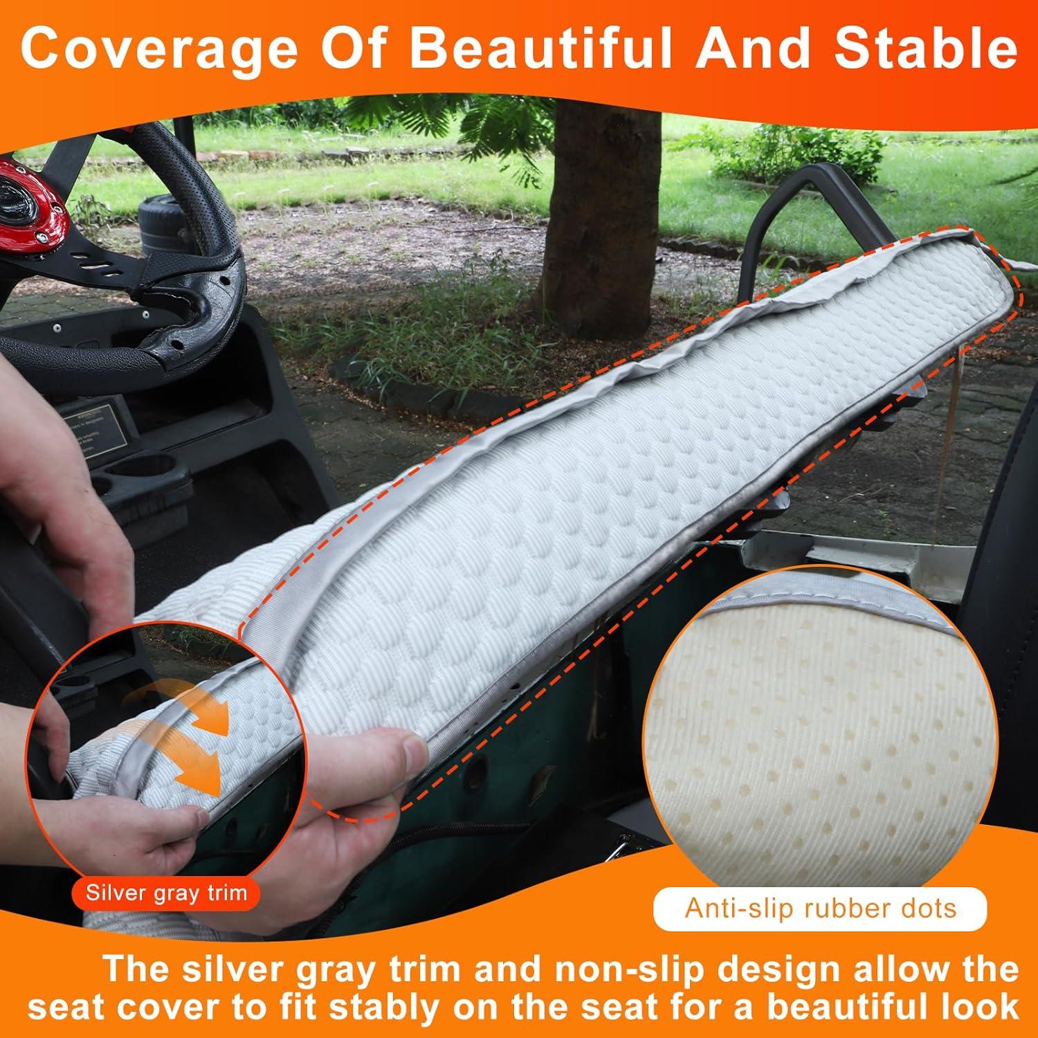 Manta para Asiento de Carrito de Golf RIZINKART Gris 137.7x85.7cm