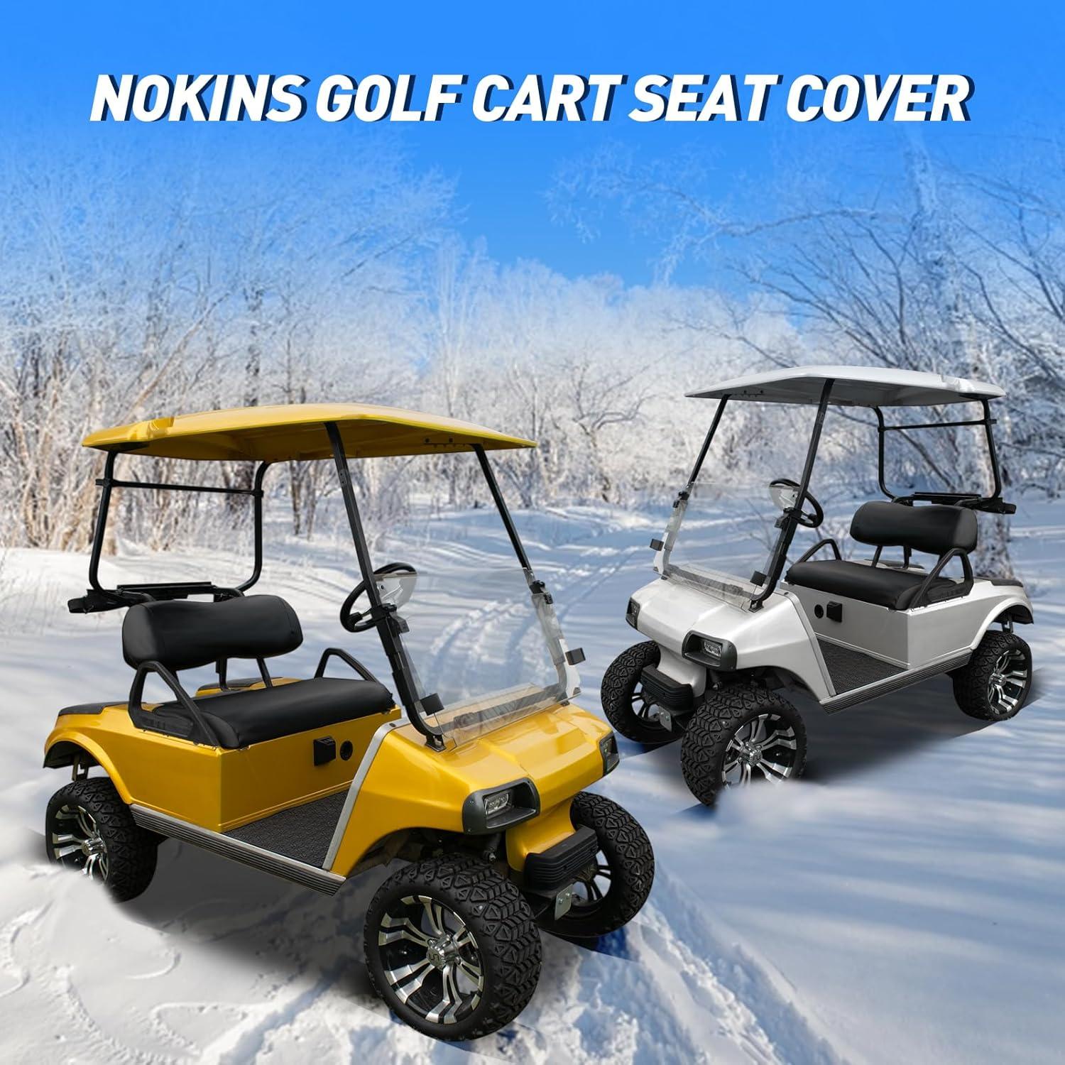 Fundas de Asiento para Carro de Golf NOKINS Club Car DS Negro