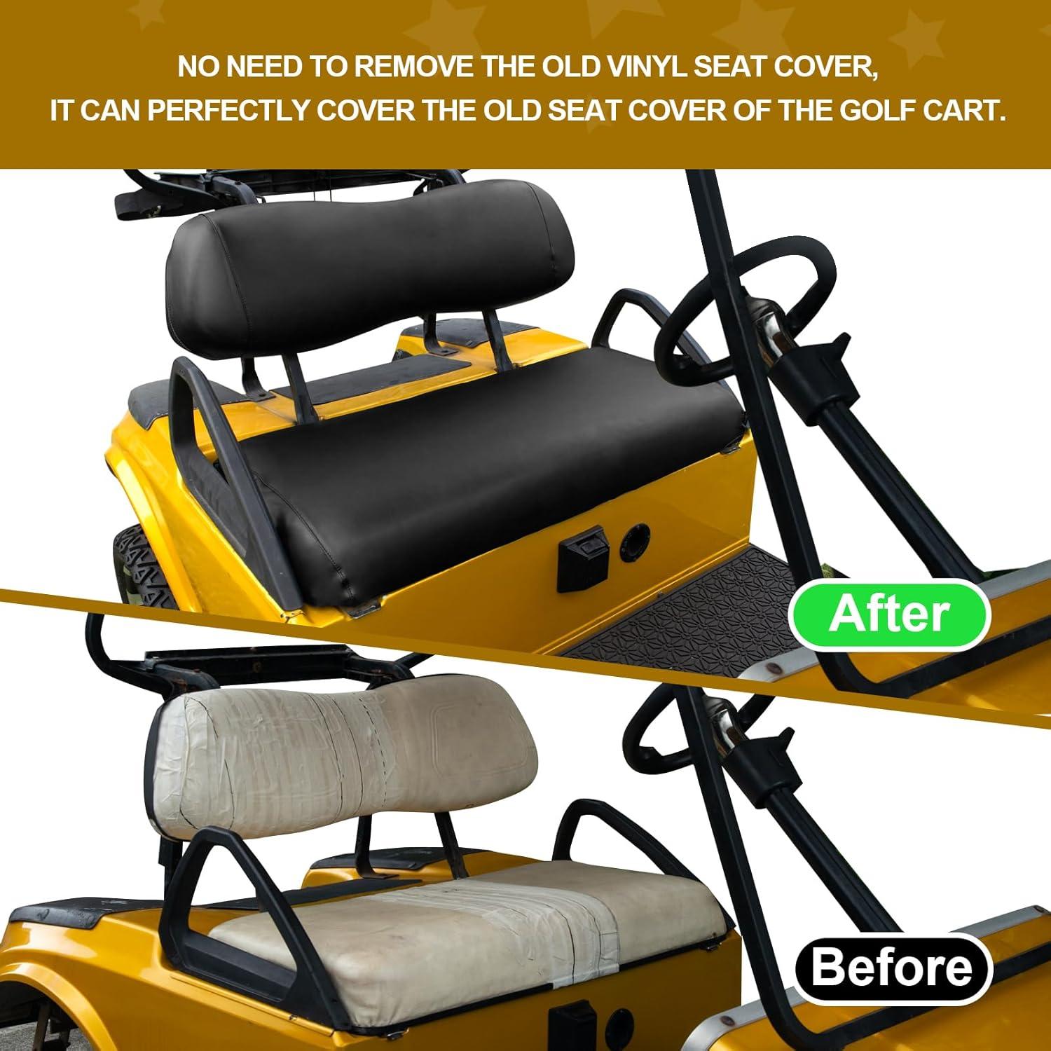 Fundas de Asiento para Carro de Golf NOKINS Club Car DS Negro