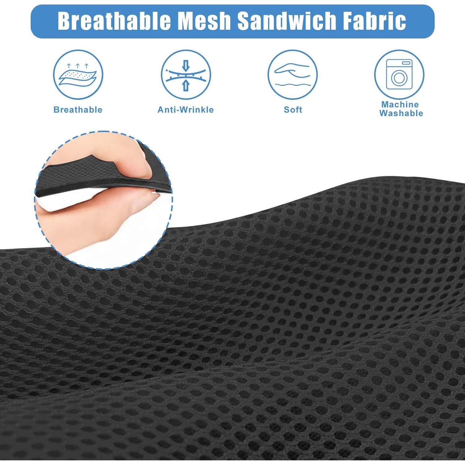 Funda de Asiento Trasero para Carro de Golf MOSNAI 638 Negra