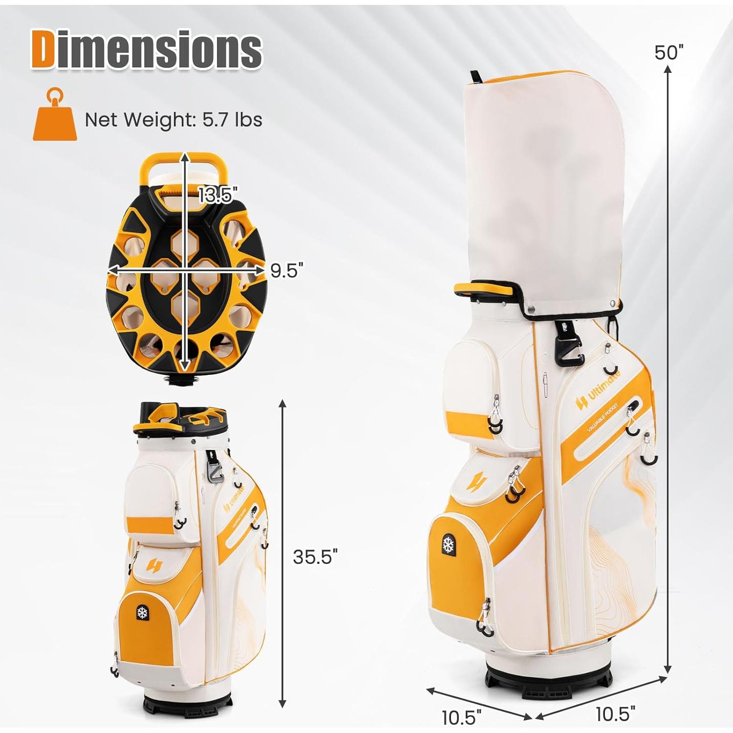 Bolsa de Golf ULTIMATE GFCB-SP38440 14 Vías 11 Bolsillos