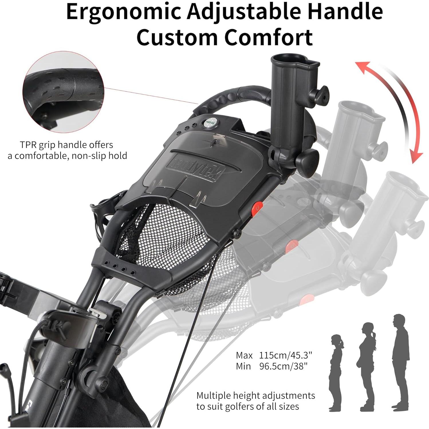 Carrito de Golf Plegable Caddytek CaddyLite ONE-Swivel V8