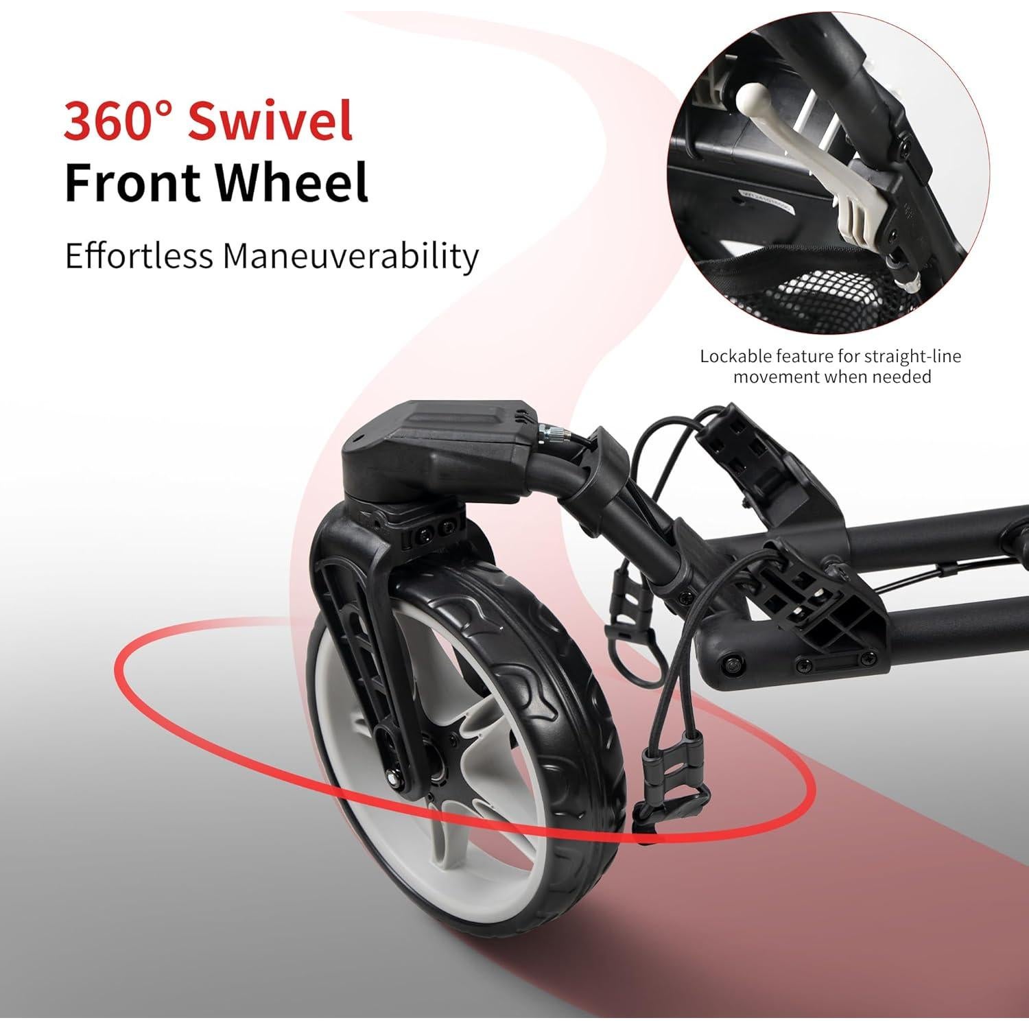 Carrito de Golf Plegable Caddytek CaddyLite ONE-Swivel V8