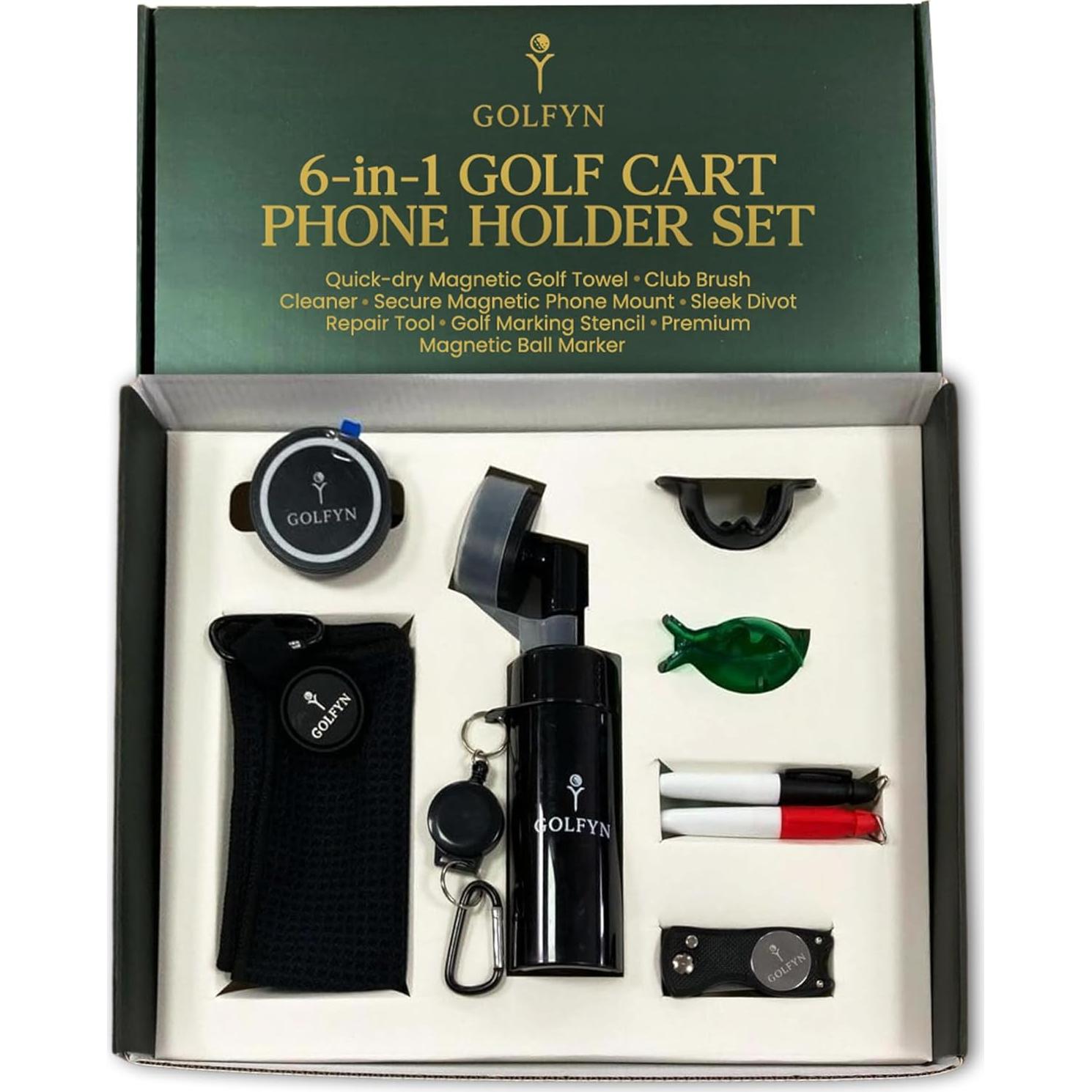 Soporte Magnético para Teléfono de Carro de Golf GOLFYN 6 en 1