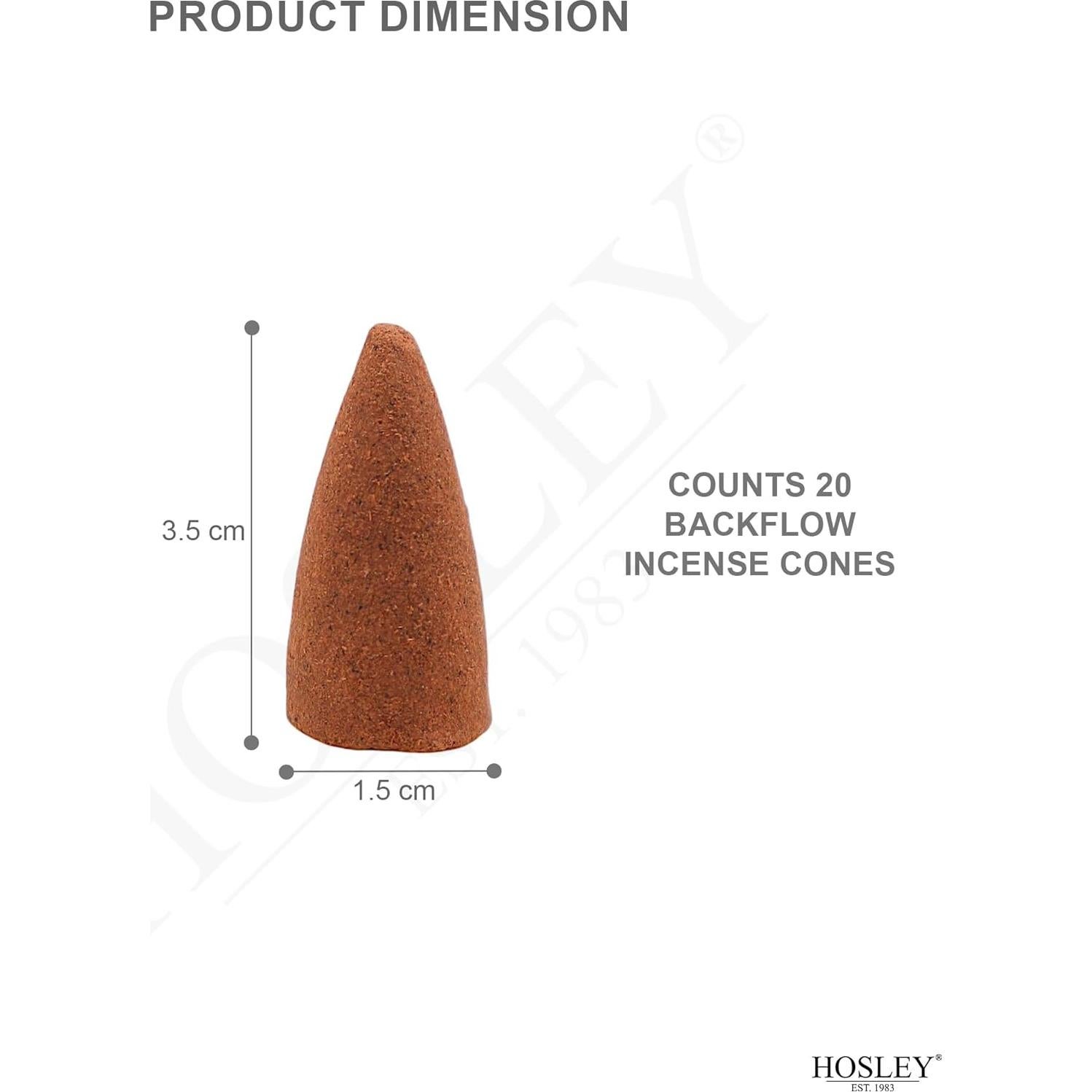 Conos de Incienso Hosley Sangre de Dragón - 120 Unidades