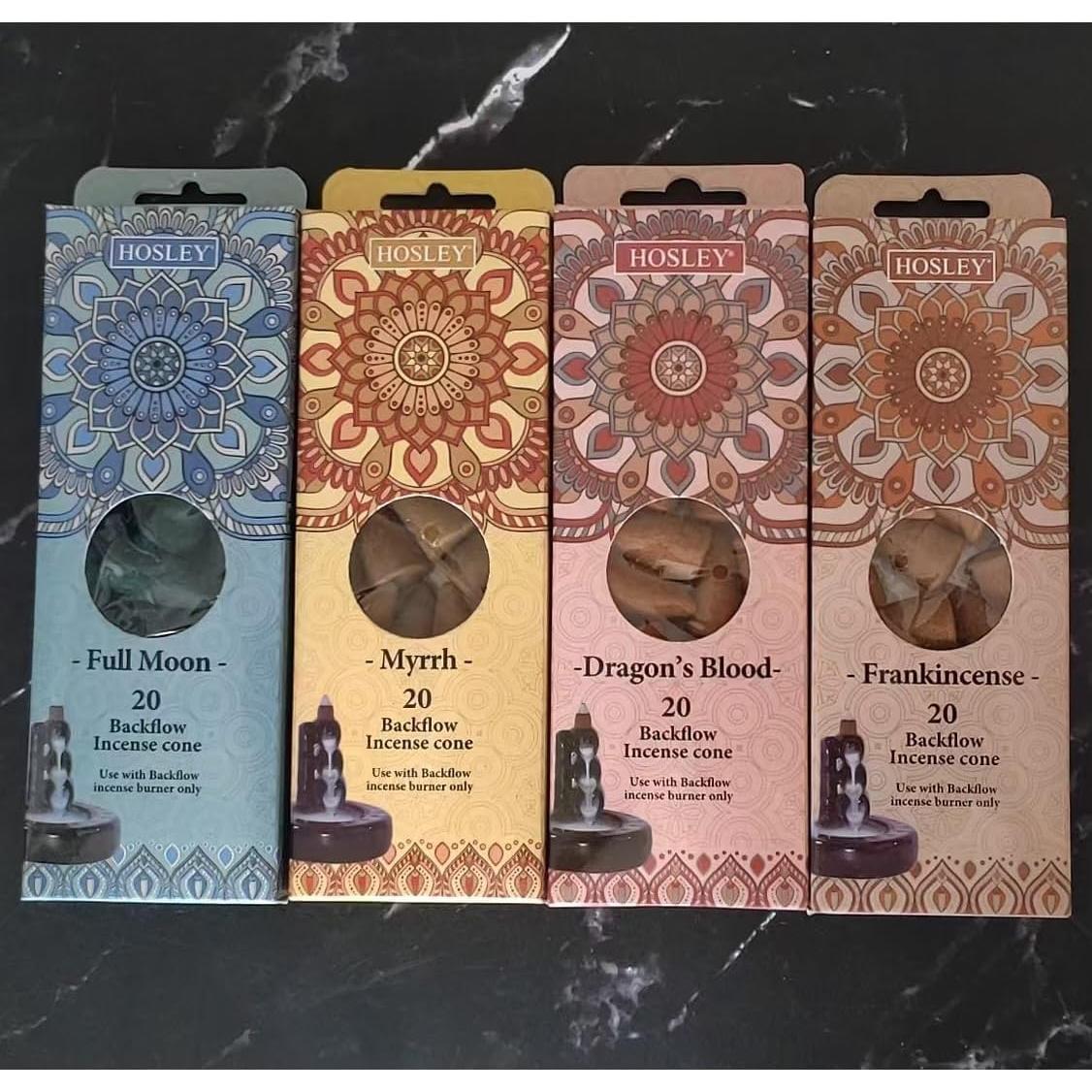 Conos de Incienso Hosley Sangre de Dragón - 120 Unidades