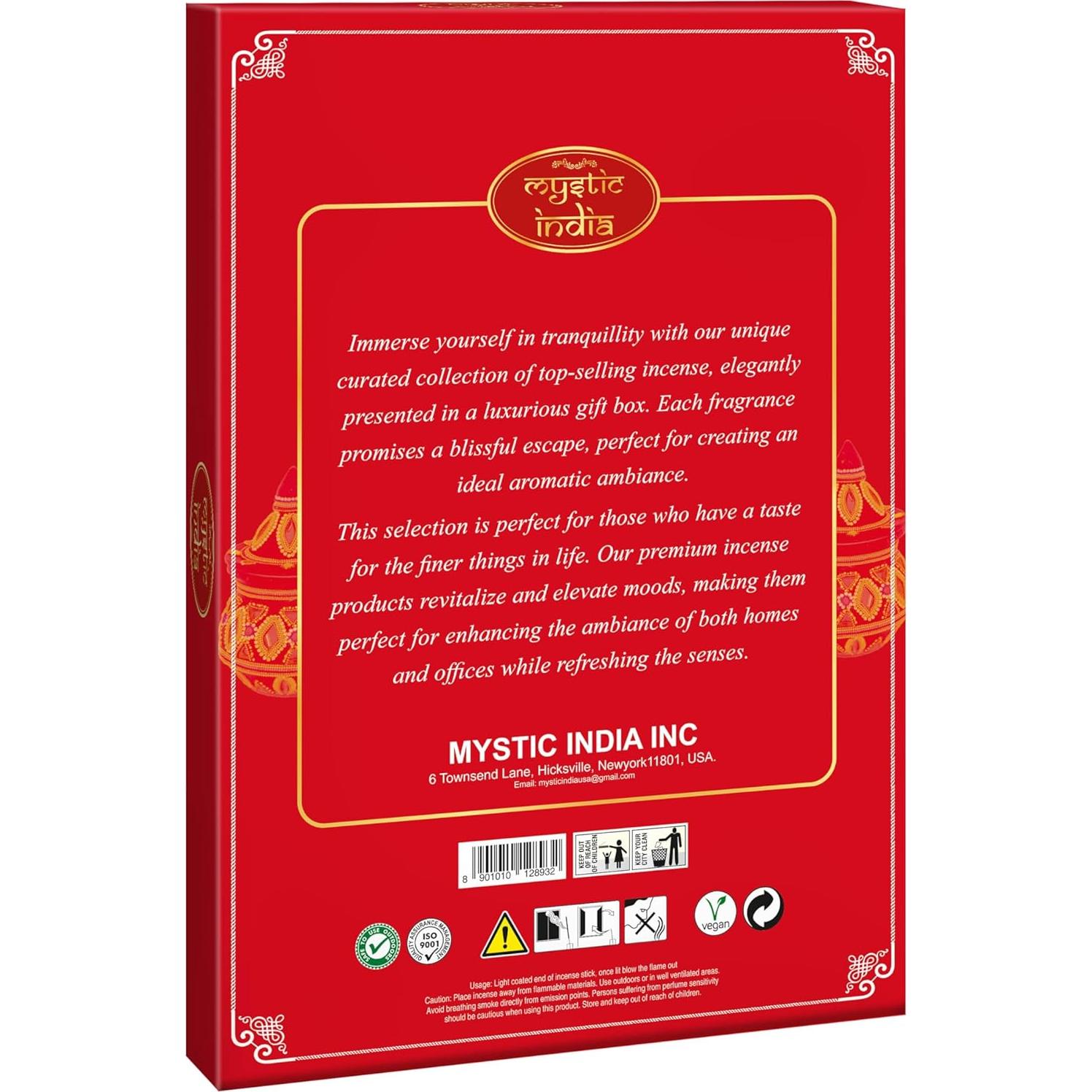 Incienso HEM Sangre de Dragón India Mística - 4 Tubos y 3 Conos