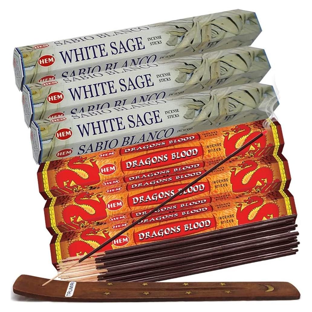 Incienso Salvia Blanca y Sangre de Dragón TRUMIRI - 120 Varitas