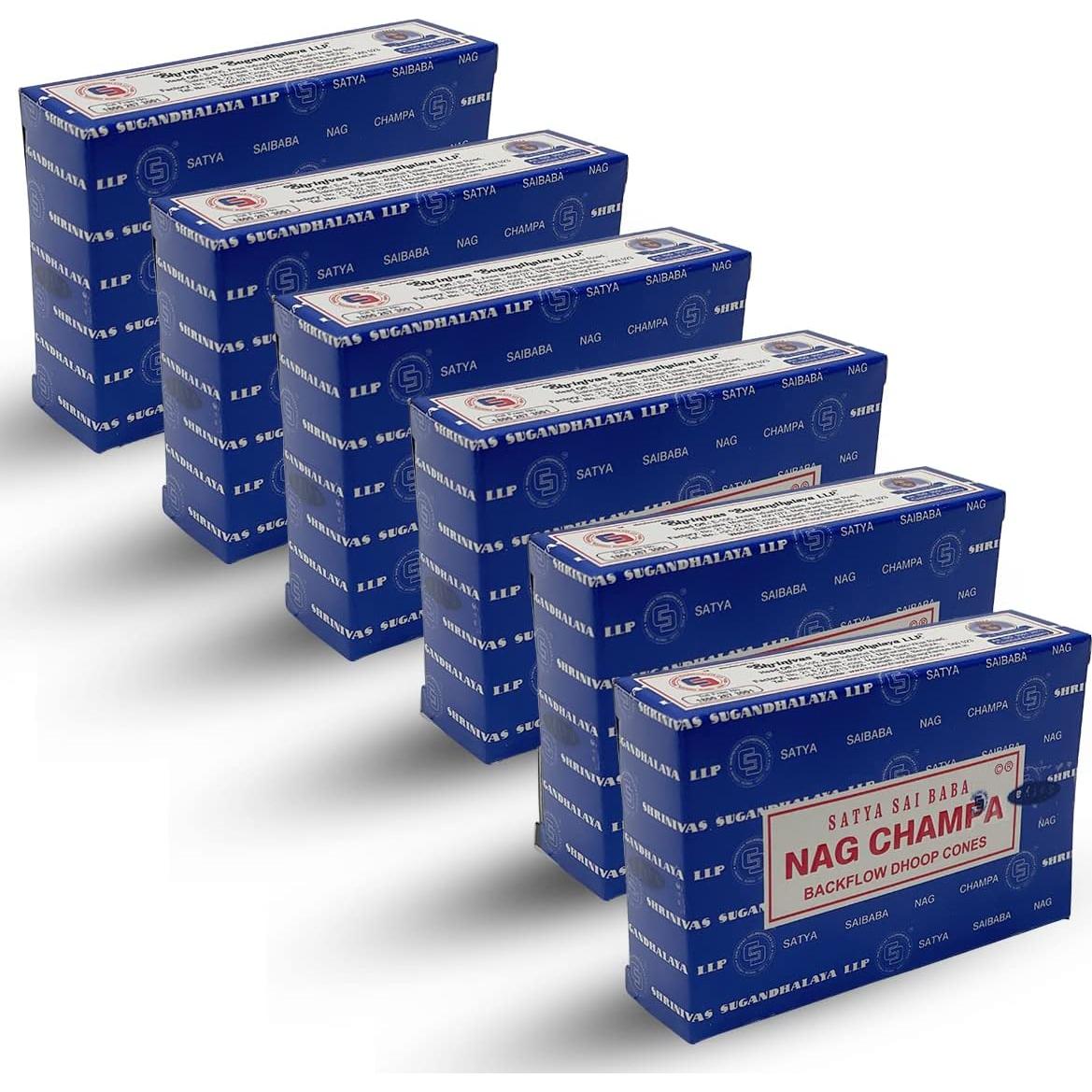 Conos de Incienso Nag Champa TRUMIRI - 60 Unidades Aromáticas