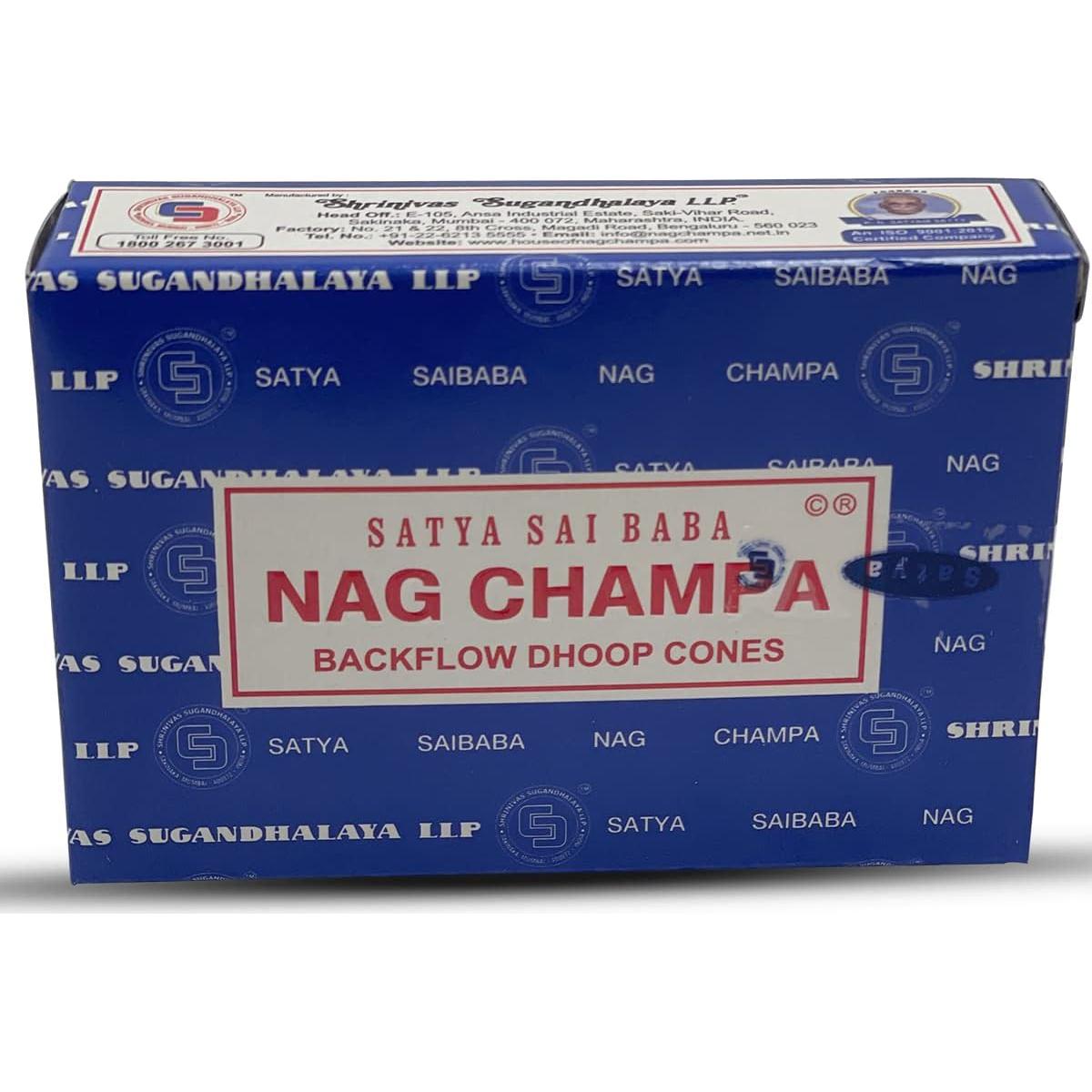 Conos de Incienso Nag Champa TRUMIRI - 60 Unidades Aromáticas