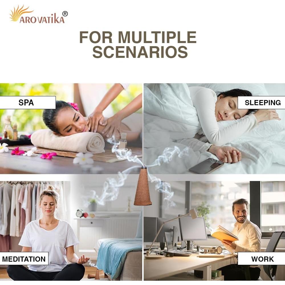 Conos de Incienso ARO VATIKA Sangre de Dragón 120 Unidades