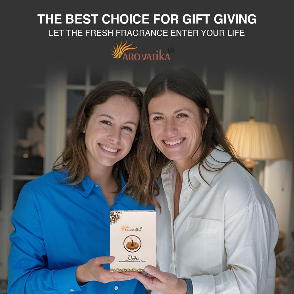 Conos de Incienso ARO VATIKA Sangre de Dragón 120 Unidades