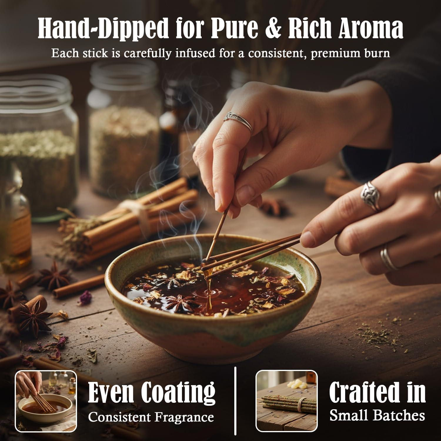 Varitas de Incienso Tulasi Blunt Action - 144 Piezas, Aromaterapia