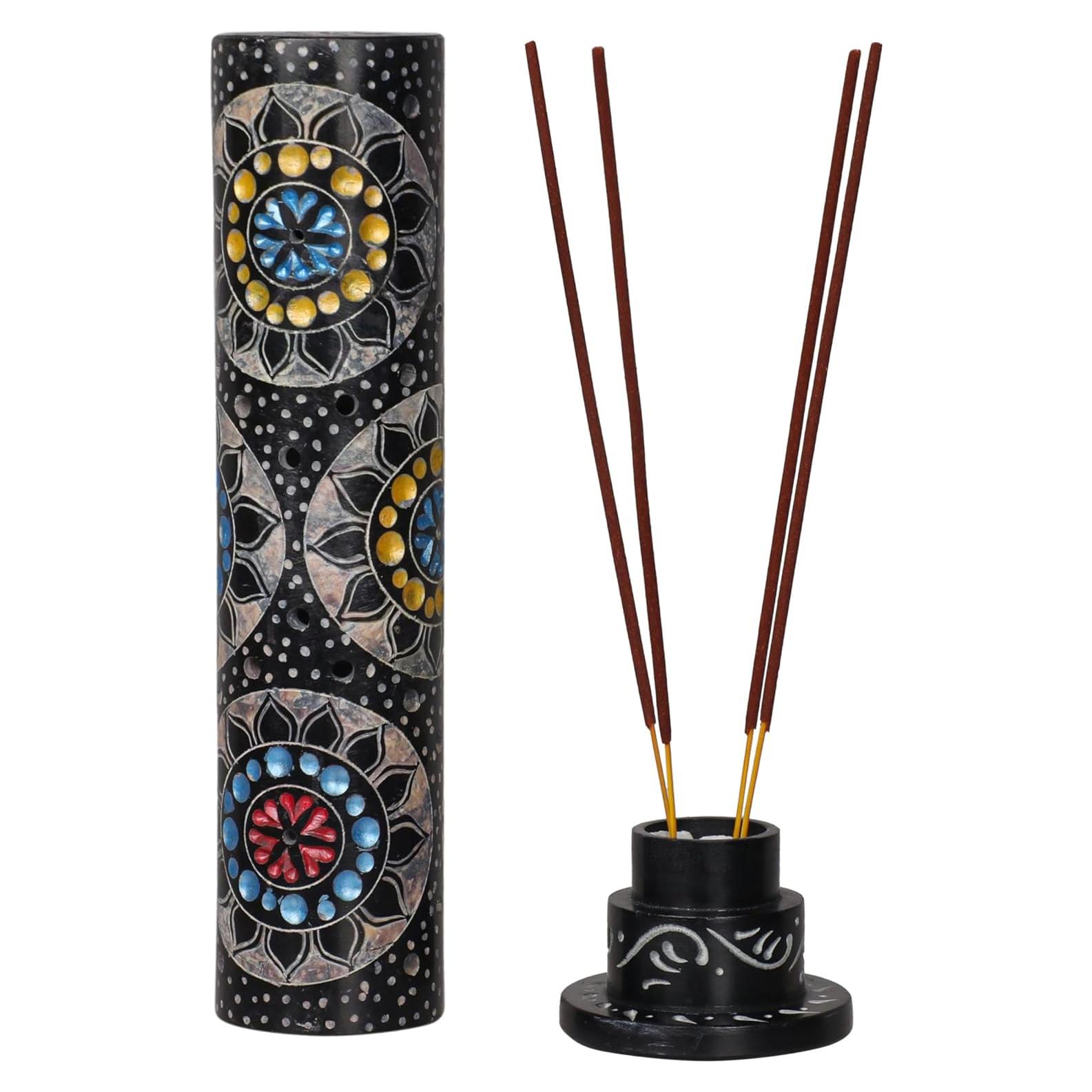 Soporte de Incienso de Piedra Divit Shilp 28 cm Multicolor