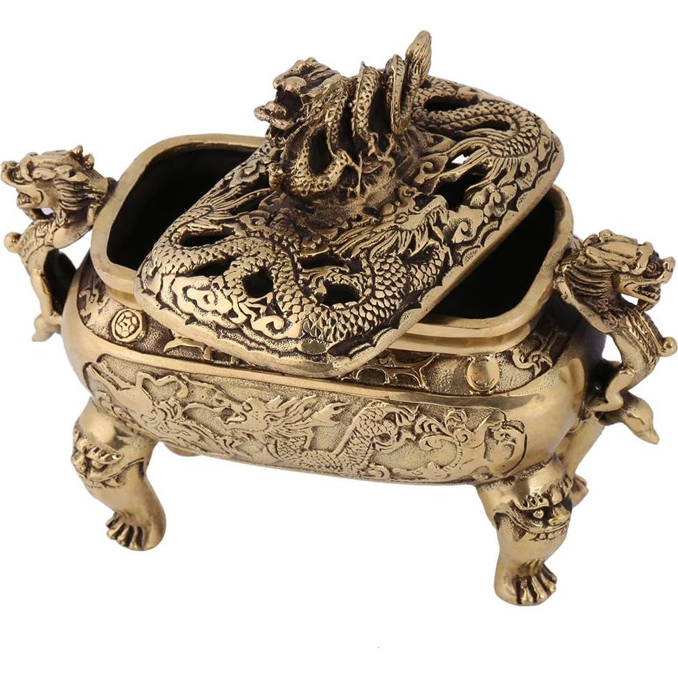Soporte de Incienso Dragón Chino Walfront de Cobre 0.61 kg