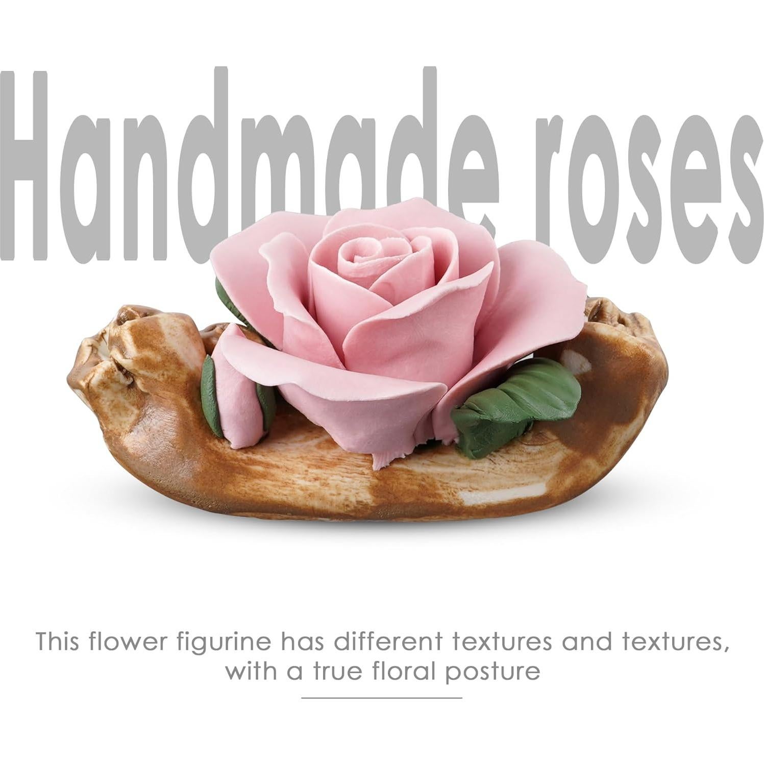 Soporte de Incienso de Cerámica Rosa JANKOW Hecho a Mano