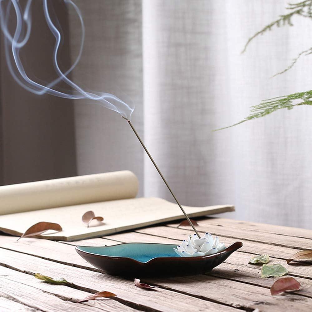 Soporte para Incienso Cerámico TIETHEKNOT Loto Azul