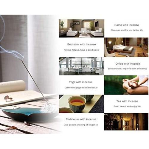 Soporte para Incienso Cerámico TIETHEKNOT Loto Azul