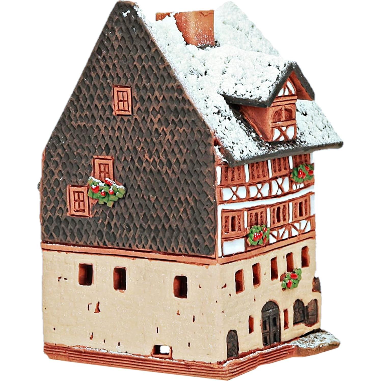 Casa de Pueblo Navideña Cerámica Midene R250 10.5 cm