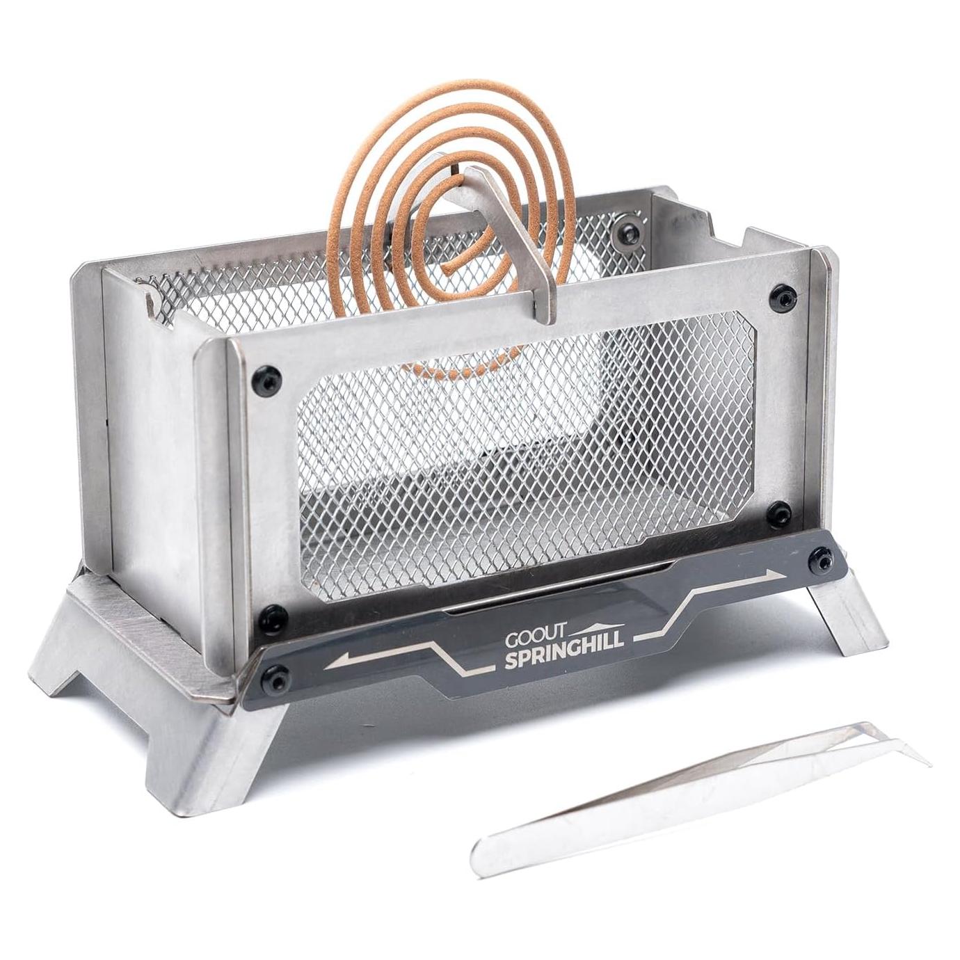 Soporte de Incienso GOOUT SPRINGHILL Portátil Plegable Plata