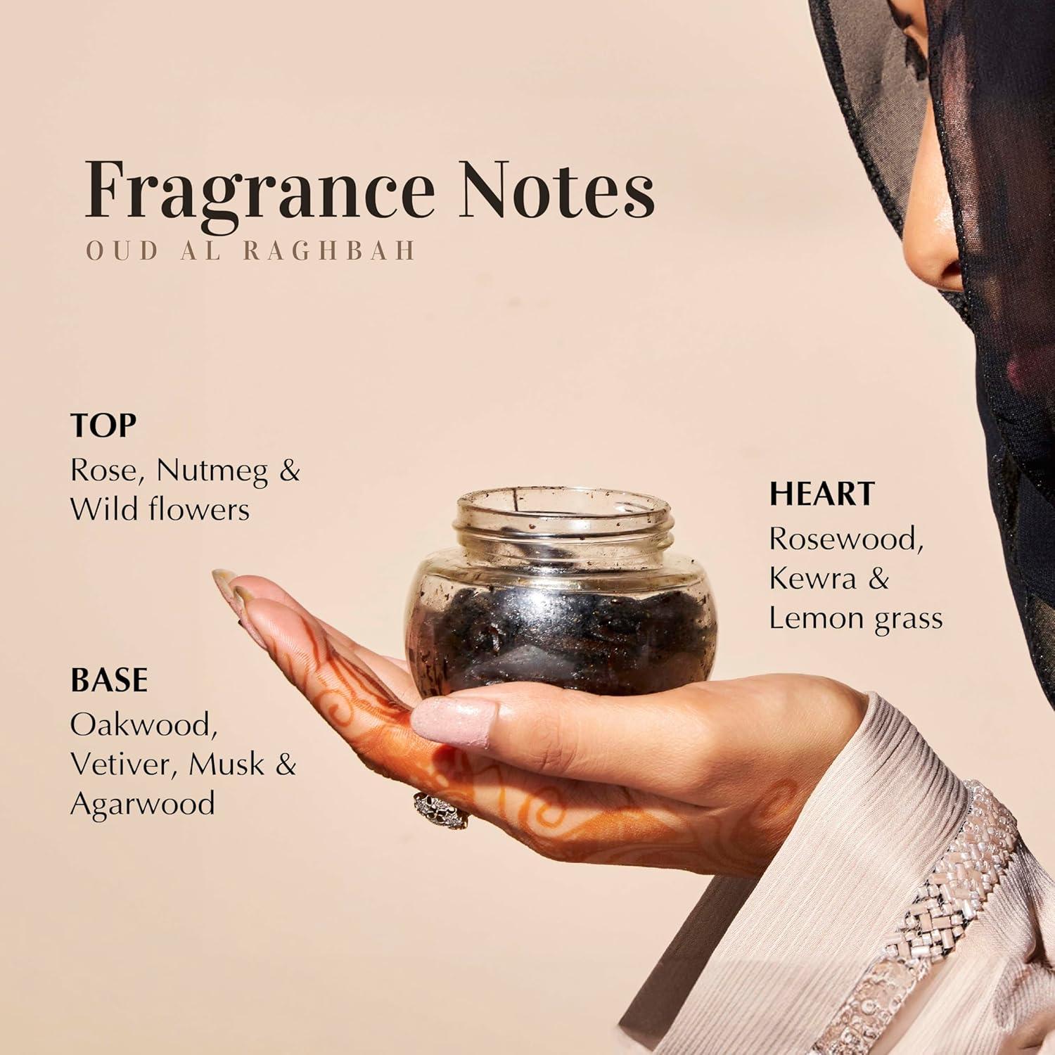 Incienso Oud Al Raghbah Muattar Dukhni 40g - Chips Aromáticos