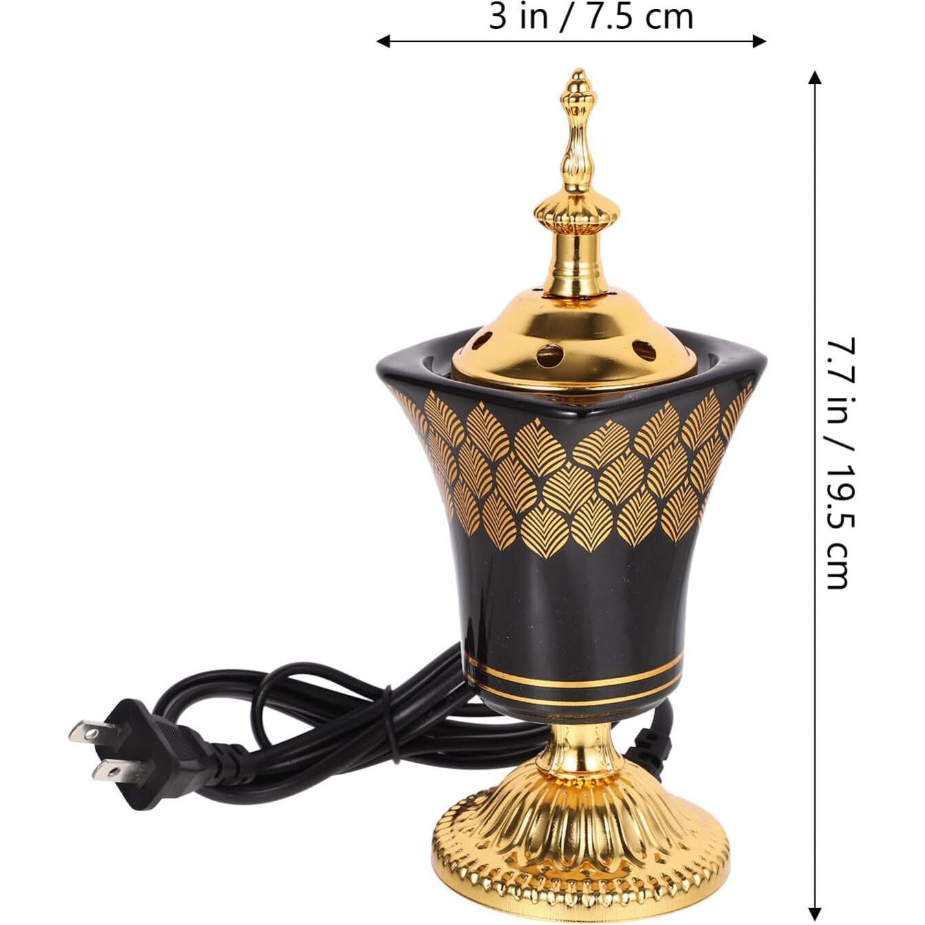 Horno de Incienso Eléctrico MAGICLULU de Metal 19.5x7.5cm