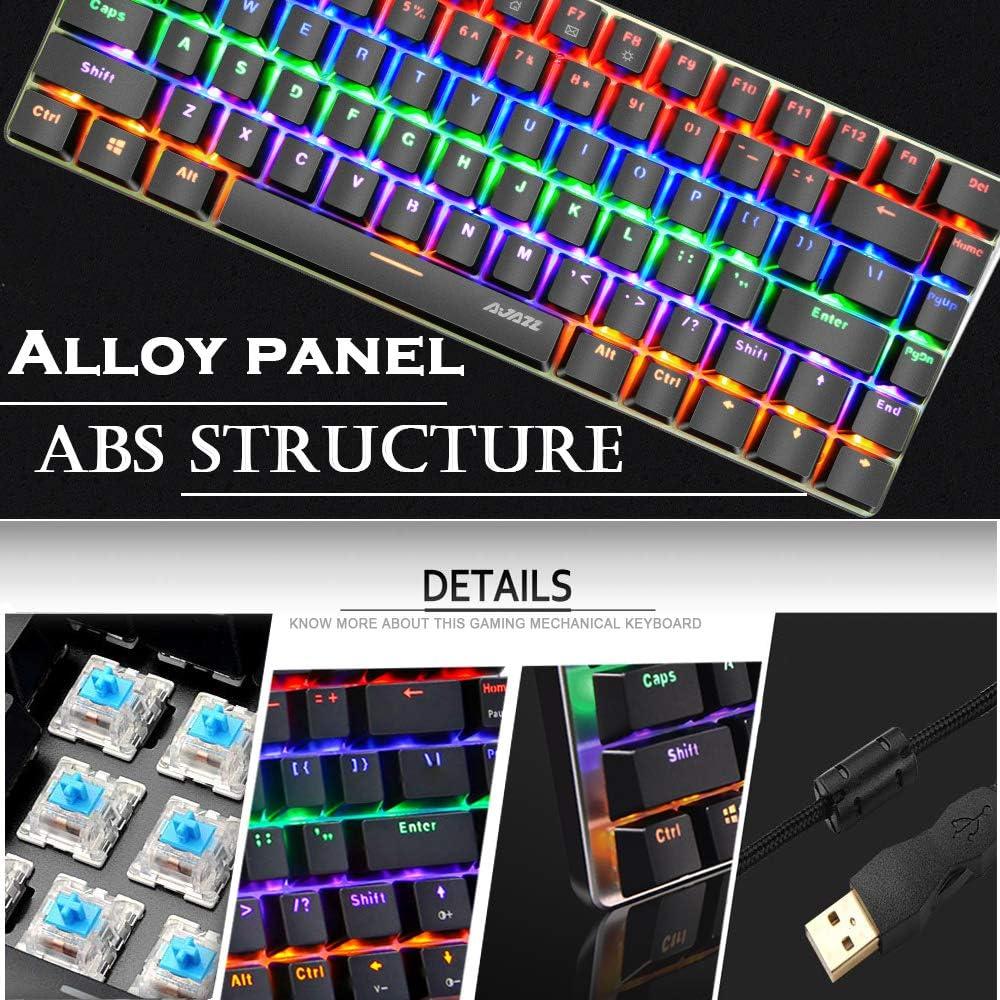 Teclado Mecánico ZIYOUANG AK33 + Ratón M5 + Alfombrilla