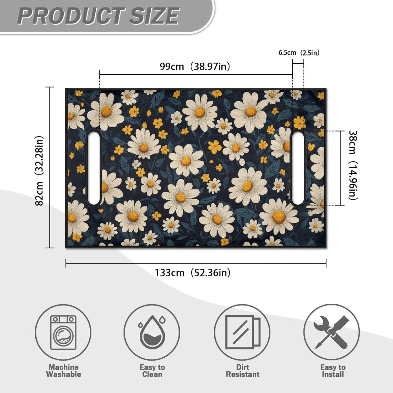 Funda para Carro de Golf TODIYADDU Estampado Flores 127x79cm