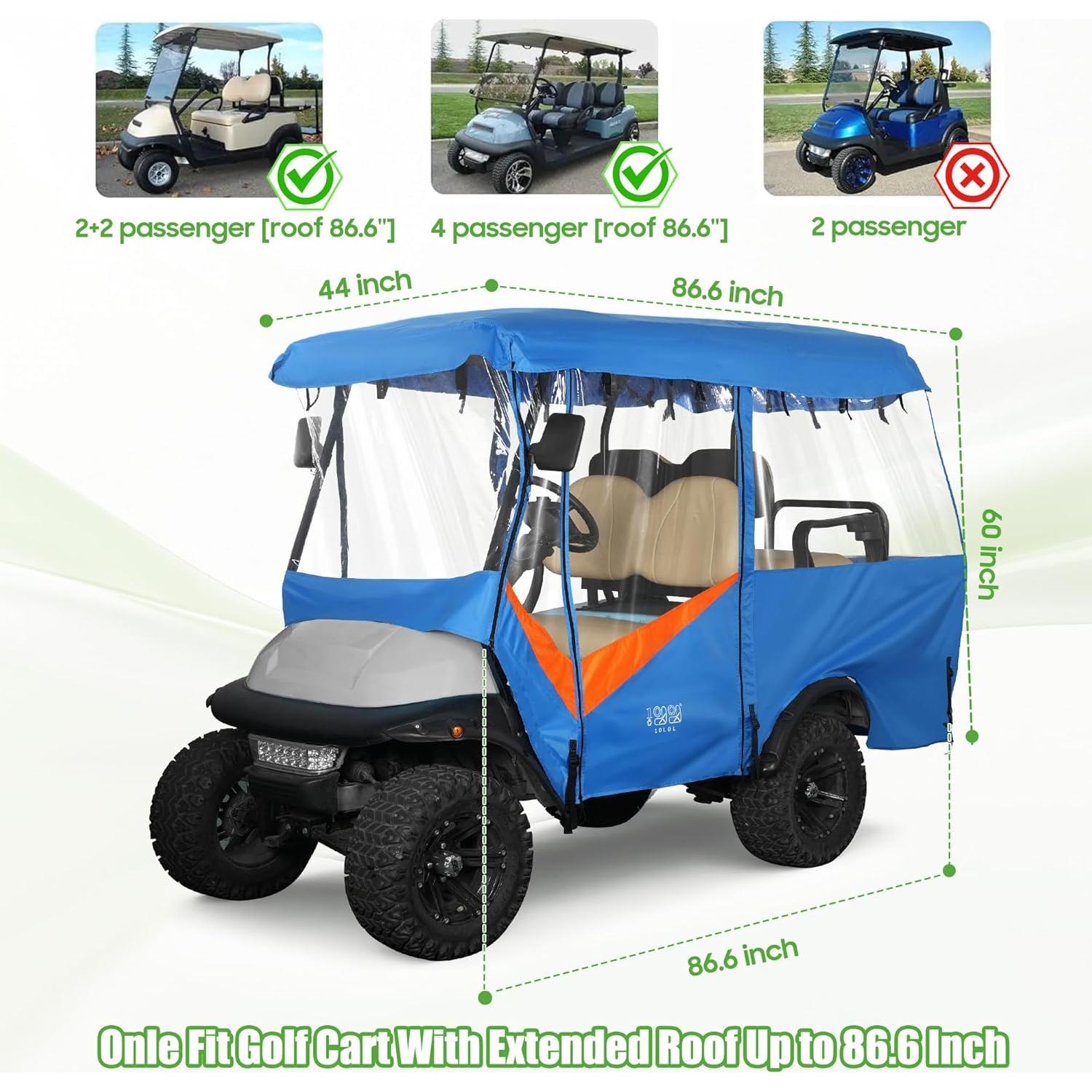 Funda Universal para Carro de Golf 10L0L 220cm Impermeable