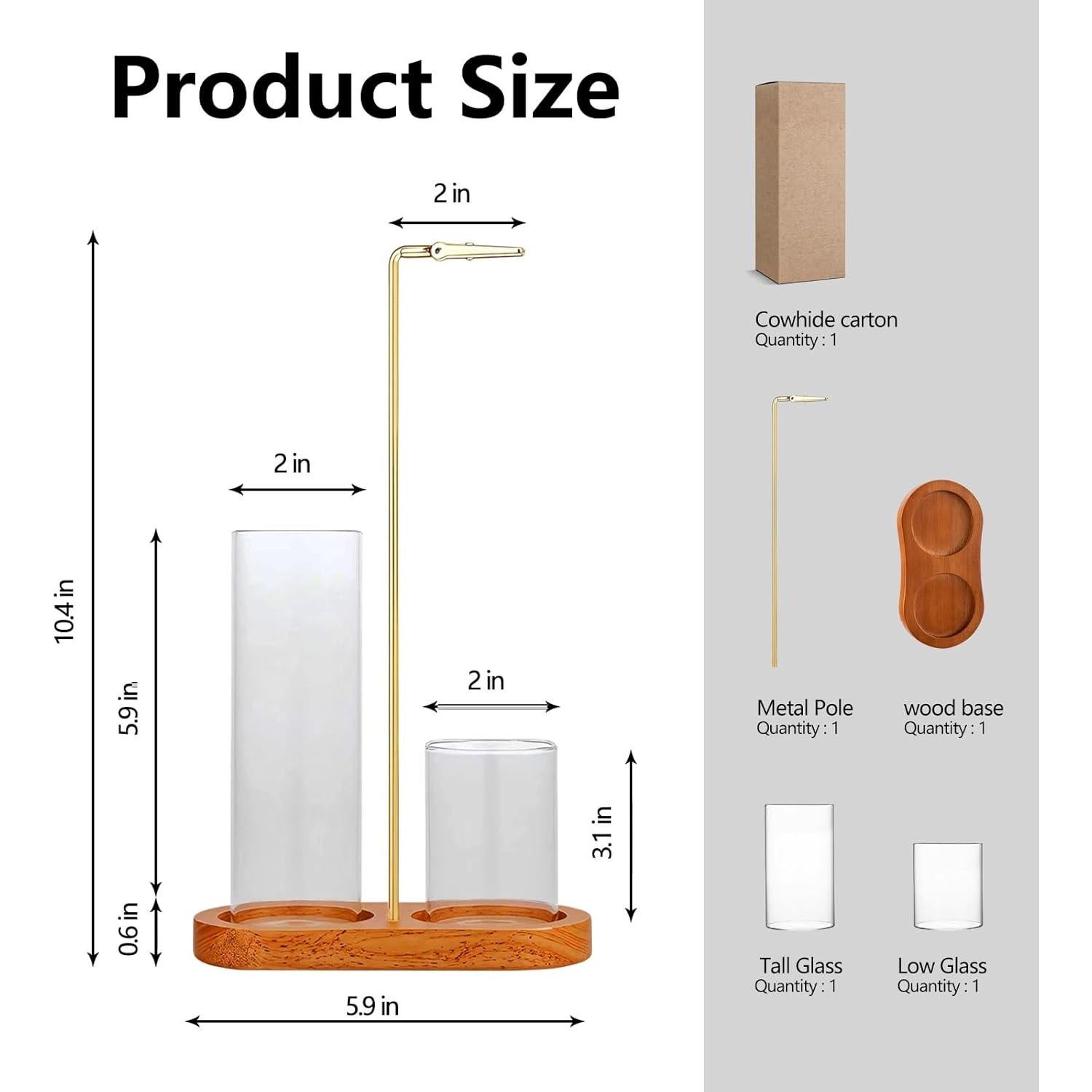 Soporte de Incienso 2 en 1 huulmood con Captador de Cenizas
